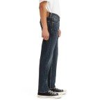 Levi's Men's 505 Regular Fit Jeans (Also Available in Big & Tall), Dark Stonewash, 38W x 30L