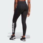 adidas womens Loungewear Essentials High-waisted Logo Leggings Tights, Core Black/White, Medium US