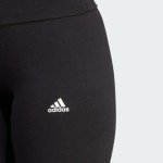 adidas womens Loungewear Essentials High-waisted Logo Leggings Tights, Core Black/White, Medium US