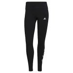 adidas womens Loungewear Essentials High-waisted Logo Leggings Tights, Core Black/White, Medium US