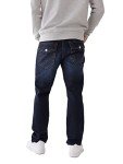 True Religion mens Ricky Straight Leg Jeans, Muddy Waters, 32W x 32L US
