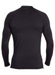 Quiksilver mens All Time Long Sleeve Rashguard Upf 50 Sun Protection Surf Rash Guard Shirt, Black, Medium US