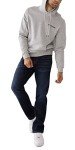 True Religion mens Ricky Straight Leg Jeans, Muddy Waters, 32W x 32L US