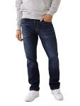 True Religion mens Ricky Straight Leg Jeans, Muddy Waters, 32W x 32L US