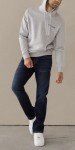True Religion mens Ricky Straight Leg Jeans, Muddy Waters, 32W x 32L US