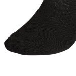 adidas Men's Athletic Cushioned Quarter Socks with Arch Compression for a Secure fit (6-Pair), Black/Aluminum 2, X-Large