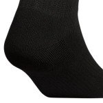 adidas Men's Athletic Cushioned Quarter Socks with Arch Compression for a Secure fit (6-Pair), Black/Aluminum 2, X-Large