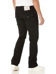 True Religion mens Ricky Flap Sn 32 Inseam Jeans, Body Rinse Black, 34
