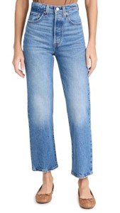 Levi's Women's Ribcage Straight Ankle Jeans - Dance Around