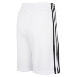 adidas Boys' Adi Classic 3-Stripe Shorts, White, Small (8)
