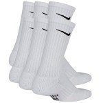Nike Kids' Everyday Cushion Crew Socks (6 Pairs), White/Black, Small