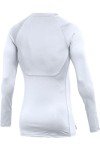 Nike Mens Pro Fitted Long Sleeve Training Tee (Large White)