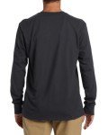 Billabong Big and Tall Long Sleeve T Shirts for Men - Cotton Graphic Tee Shirts Black