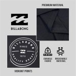 Billabong Big and Tall Long Sleeve T Shirts for Men - Cotton Graphic Tee Shirts Black