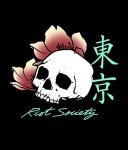 Riot Society Japan Koi Tattoo Mens True Classic T-Shirt Perfect for Wearing Into The AM - Black, XX-Large
