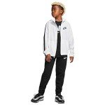Nike Boy's NSW Club Jogger Fleece Pant, Black/Black/White, Large