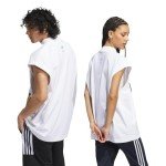 adidas Men's Pride Graphic Crop Tank Top, White