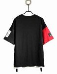 DUDHUH Men’s T-Shirts Techwear Japanese Streetwear Hip Hop Short Sleeve Shirts for Men Black