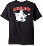 True Religion Men's Buddha Logo Crew Neck Tee, Black, X-Large