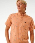 Rip Curl Men's Casual Button Down Shirt, Clay