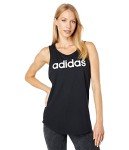 adidas womens Linear Tank Black/White Large