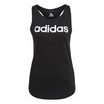 adidas womens Linear Tank Black/White Large