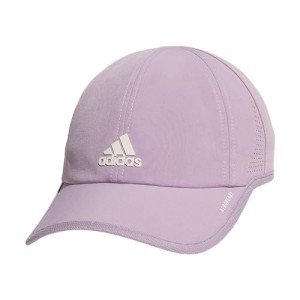 adidas Women's Superlite Hat, Relaxed-fit Adjustable Workout Sports Cap, Preloved Fig Purple/Off White/2.0, One Size
