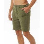Rip Curl Men's Classic Surf Chino 19" Walkshorts, Dark Olive