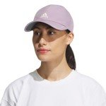 adidas Women's Superlite Hat, Relaxed-fit Adjustable Workout Sports Cap, Preloved Fig Purple/Off White/2.0, One Size