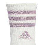 adidas 3-Stripe Crew Socks (3-Pair) with arch compression