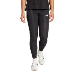 adidas Women's Essentials 3-Stripes Cotton Leggings, Black/White