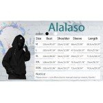 Alalaso Ninja Hoodie Men Double Neckline Cotton Pullover Windproof Warm Japanese Streetwear Hoodies Sweatshirts for Men