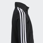 Adidas Boys' Zip Front Iconic Tricot Jacket, Black ADI, Large