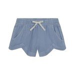 Billabong Girls' Mad for You Elastic Waist Shorts, Chambray