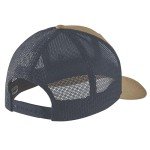 Carhartt Men's Canvas Mesh-Back Built Patch Cap, Dark Khaki