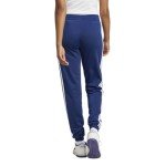 adidas Women's Tricot 3-Stripes Track Pants, Dark Blue/White