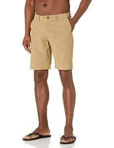 Rip Curl Men's Jackson Boardwalk Hybrid Shorts, Dark Khaki, 33