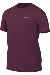 Nike Mens Team Legend Short Sleeve Crew T-Shirt (as1, Alpha, x_l, Regular, Regular, Team Maroon)