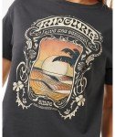 Rip Curl Women's Relaxed Fit Short Sleeve T-Shirt, Washed Black 243