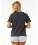 Rip Curl Women's Relaxed Fit Short Sleeve T-Shirt, Washed Black 243