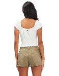 Billabong Women's Cruisin Along Denim Short, Sage, 26
