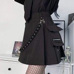 Y2K Mini Pleated Skirt - High Waisted, Cargo, Plus Size, Japanese Streetwear