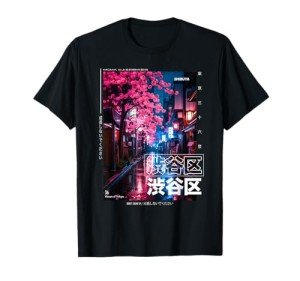 Japanese Streetwear Retro Aesthetic Shibuya Tokyo Graphic T-Shirt