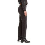 Levi's Women's Black Ribcage Straight Ankle Jeans