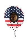 Quiksilver mens Outsider Lifeguard Beach Straw Sun Hat, Navy Red White, Large-X-Large US