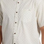 Billabong Men's Classic Sundays Woven Short Sleeve Shirt, Taupe