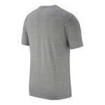 Nike Men's Standard NSW Tee Just Do It Swoosh, Dark Grey Heather/Black, Medium