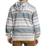 Billabong Men's Rancho Henley Pullover Hooded Flannel, Sea Salt