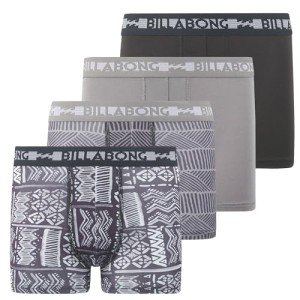Billabong Boys Underwear 4 Pack Boxer Briefs for Boys 6-18 Durable Stretch Breathable Moisture Wicking