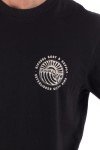 Rip Curl Men's Graphic Short Sleeve Crew Neck T-Shirt, Standard Fit, Black Surf Supply Exc